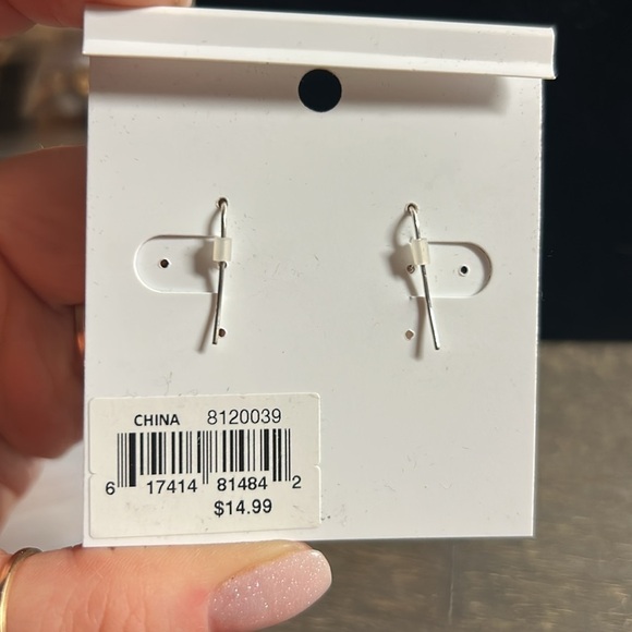 Periwinkle by Barlow Silver Earrings - Picture 3 of 3